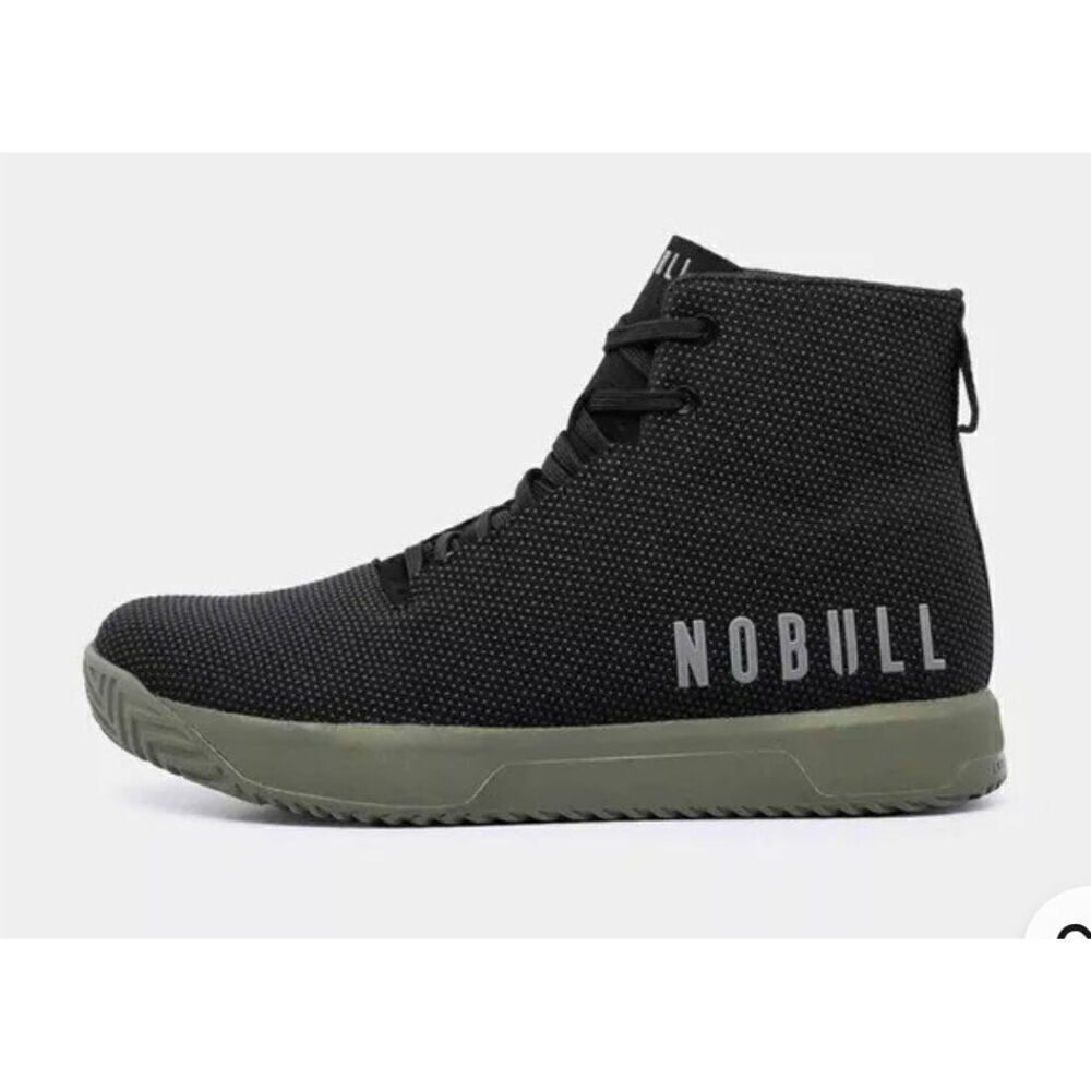 NWT NOBULL women’s Impact Outwork Edge high top sneakers size 7.5 black ivy cros
